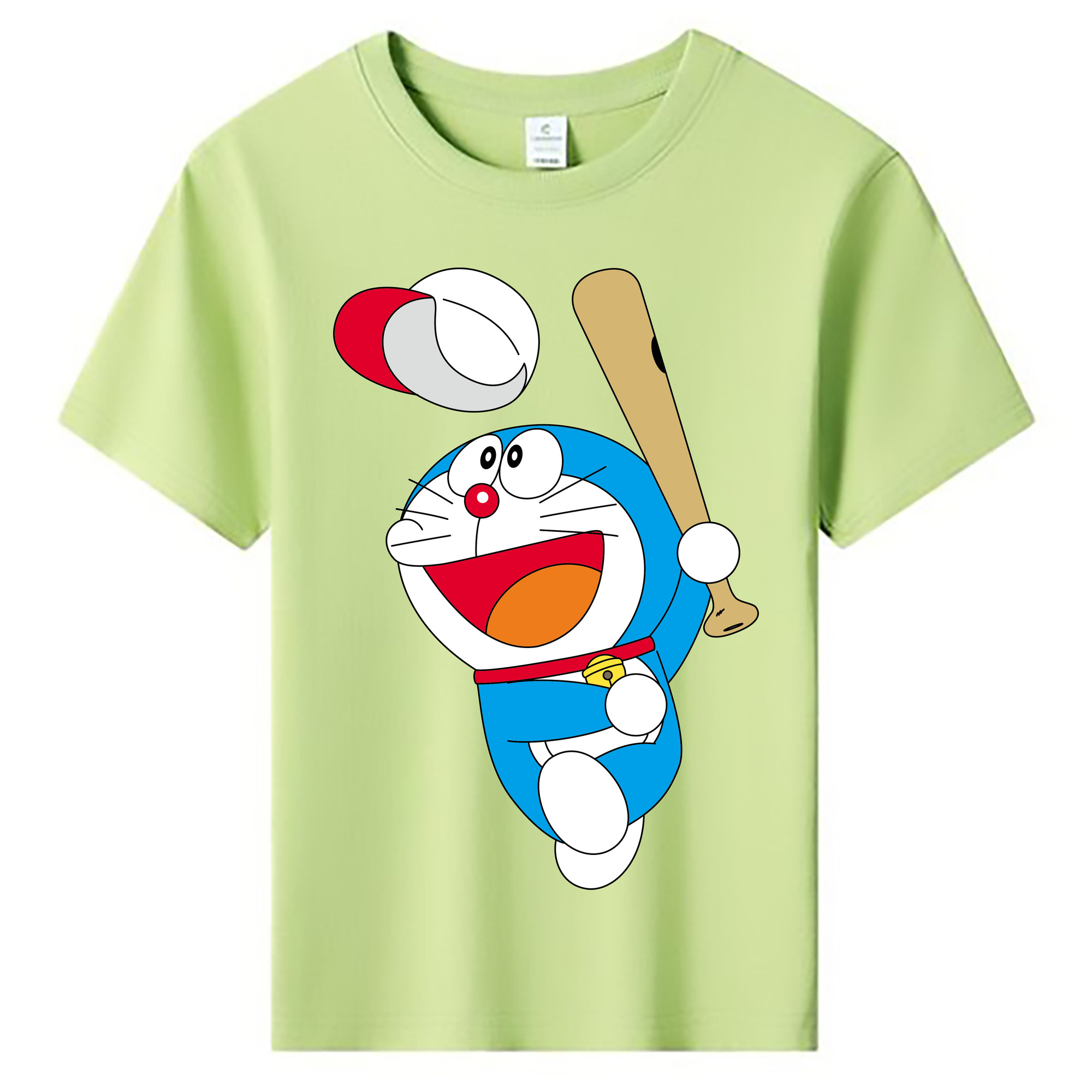 （画像用） ドラえもん Doraemon 綿100％キッズTシャツ（フロントプリント）